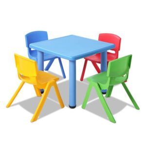 Colorful Kids' Activity Table & Chairs Set