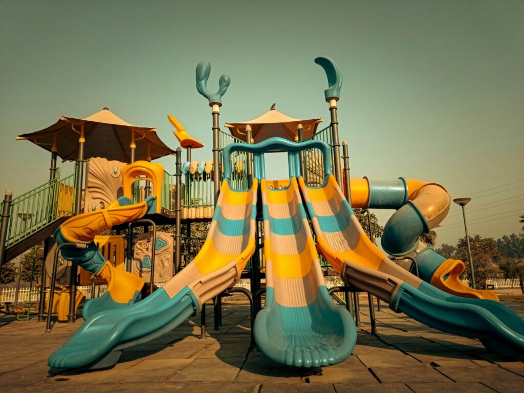Outdoor kids playground equipment in UAE